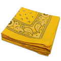 Yellow 22" Cotton Bandana